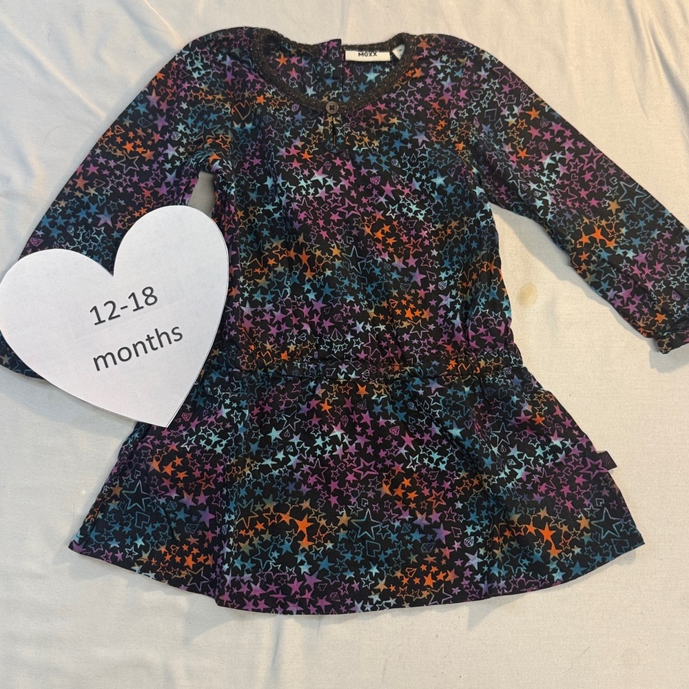 Mexx - Multicolor Star Pattern Kids Lightweight Dress